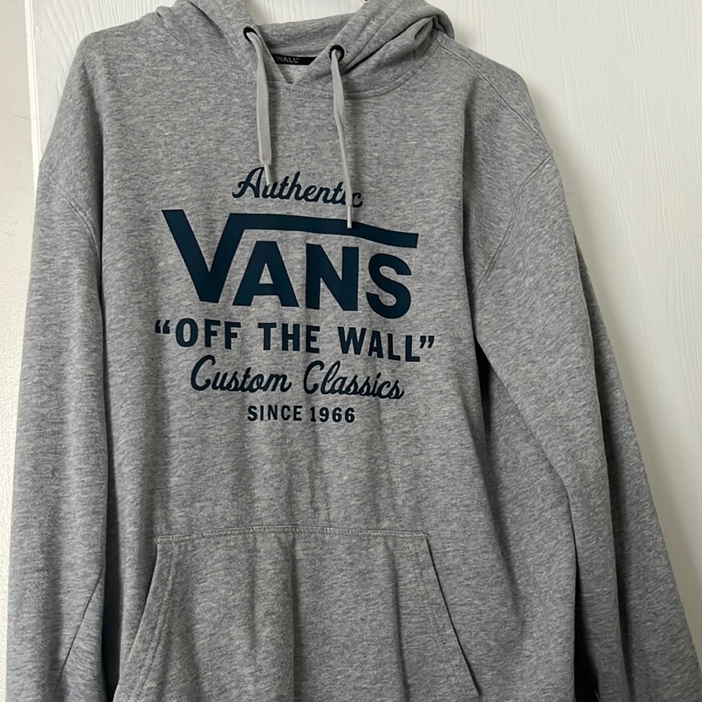 Gray Vans sweatshirt, worn once. Great condition, XL